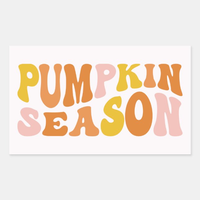 Pumpkin Season Sticker (Front)
