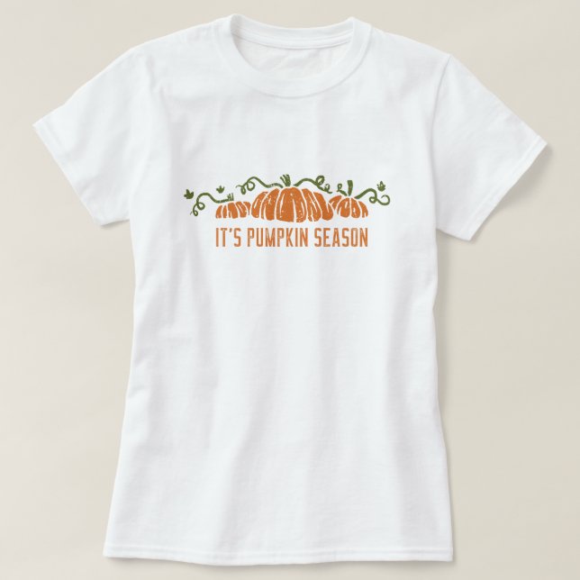Pumpkin Season T-Shirt (Design Front)