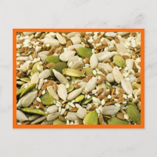 Pumpkin Seeds and Mix Postcard