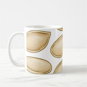 Pumpkin seeds pattern coffee mug