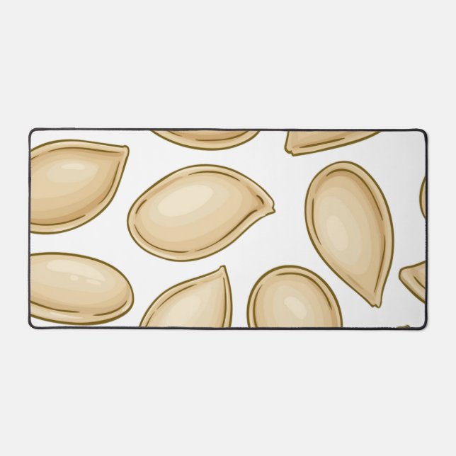 Pumpkin seeds pattern desk mat (Front)