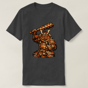 Pumpkin Shogun — Funny Halloween Samurai Warrior T-Shirt