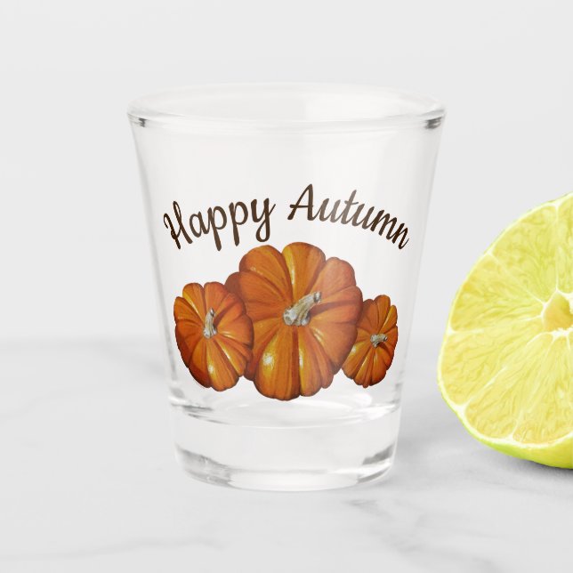 Pumpkin Shot Glass (Front)