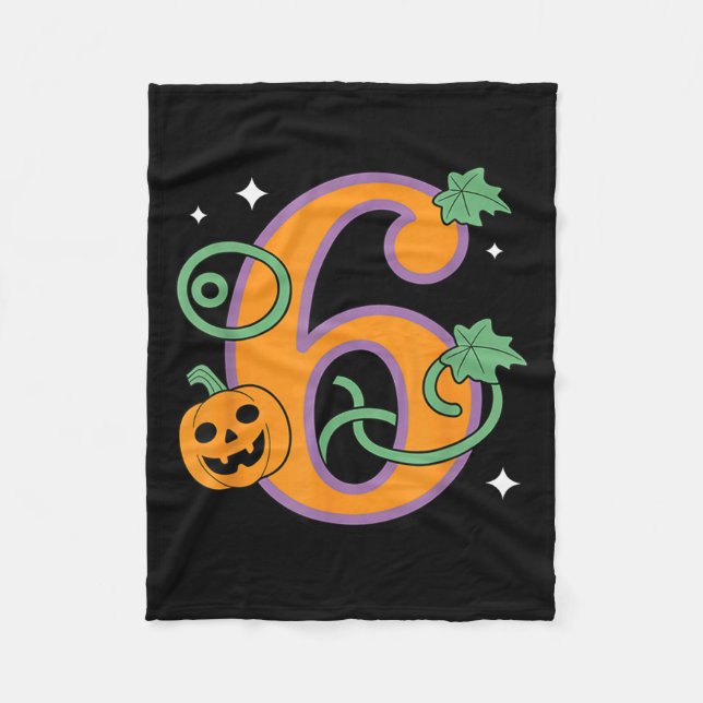 Pumpkin Six Seven 67 Matching 6 Halloween Couple  Fleece Blanket (Front)