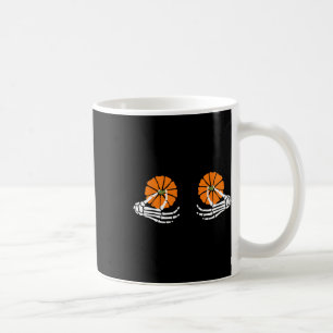 Pumpkin Skeleton Hand Halloween Coffee Mug