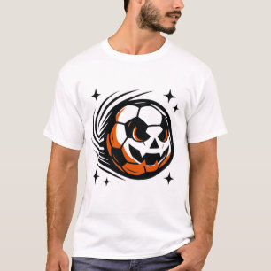 Pumpkin Skull Halloween T-Shirt – Swirly Horror