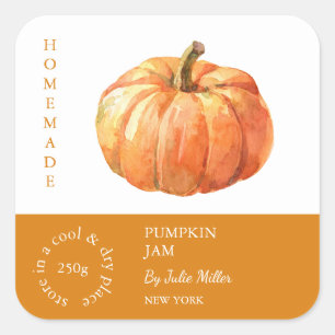 Pumpkin Small Business Label