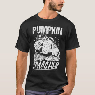 Pumpkin Smasher Monster Truck Pumpkin Halloween Pa T-Shirt
