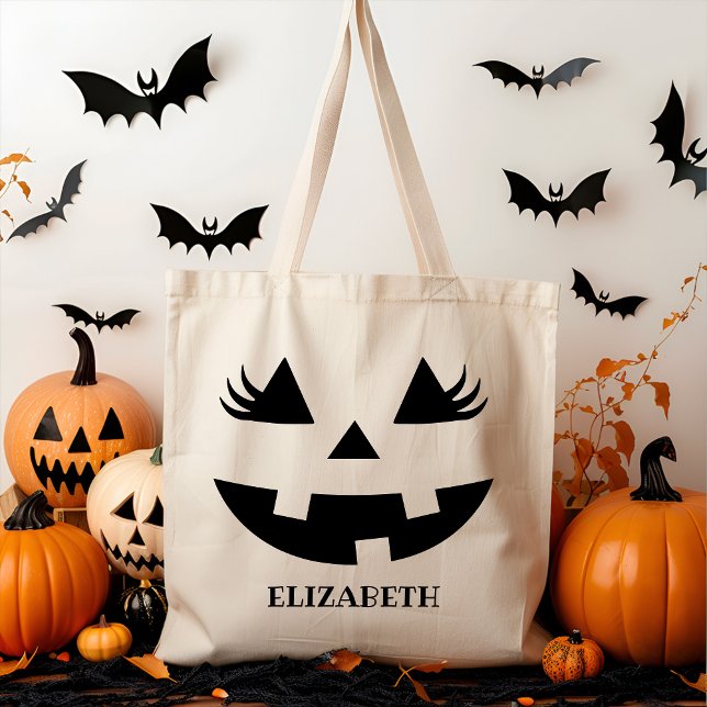 Pumpkin Smile, Halloween Gift Tote Bag (Creator Uploaded)
