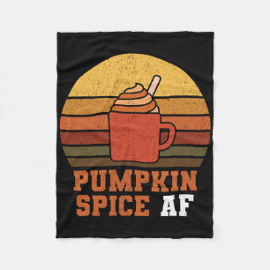 Pumpkin Spice Af - Fall  Fleece Blanket
