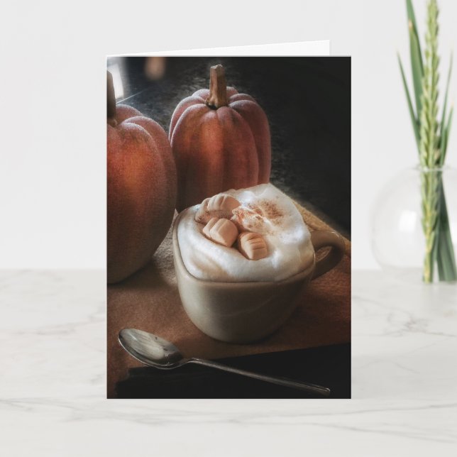 Pumpkin Spice and Everything Nice Birthday Card (Front)