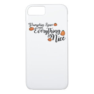 Pumpkin Spice And Everything Nice - Black Phrase W Case-Mate iPhone Case
