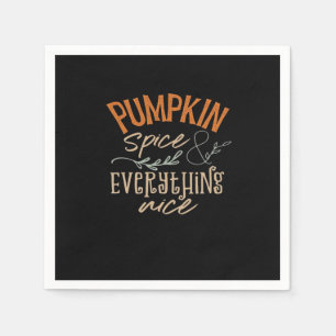 Pumpkin Spice And Everything Nice Boxy Napkin