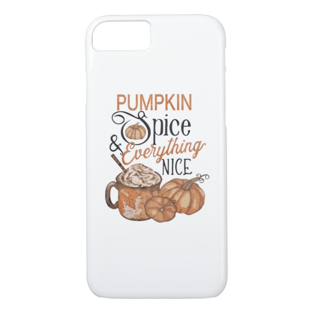 Pumpkin Spice And Everything Nice Essential Case-Mate iPhone Case (Back)
