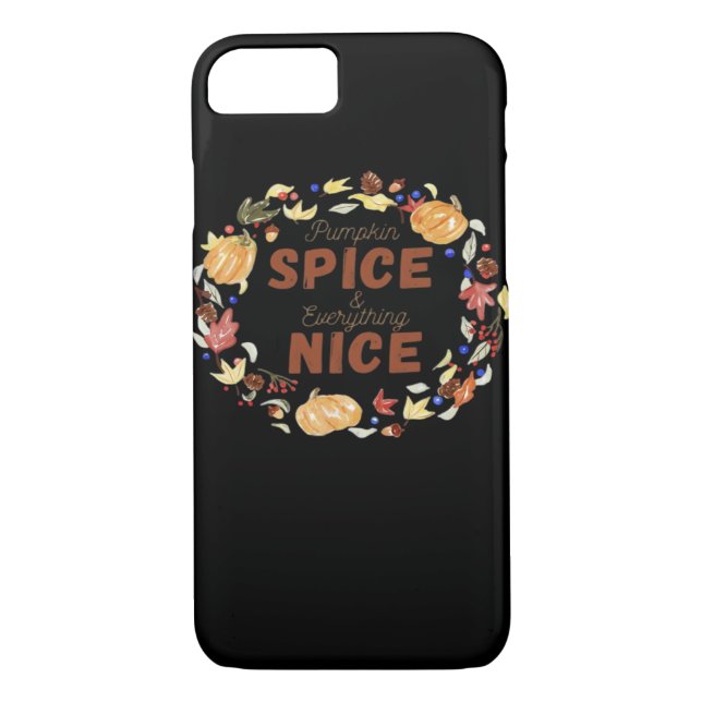 Pumpkin Spice And Everything Nice Essential Funny  Case-Mate iPhone Case (Back)