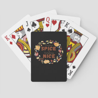 Pumpkin Spice And Everything Nice Essential Funny  Playing Cards