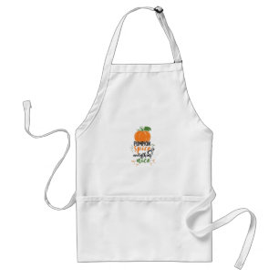 Pumpkin Spice And Everything Nice Halloween Funny Standard Apron
