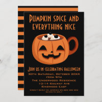 PUMPKIN SPICE AND EVERYTHING NICE HALLOWEEN PARTY