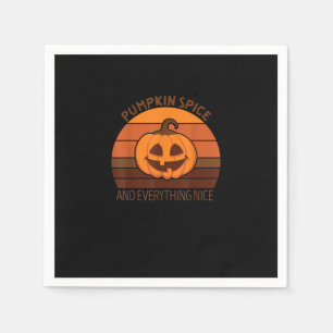 Pumpkin Spice And Everything Nice It is Fall Y'all Napkin
