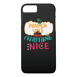 Pumpkin Spice And Everything Nice Love Autumn Fami Case-Mate iPhone Case