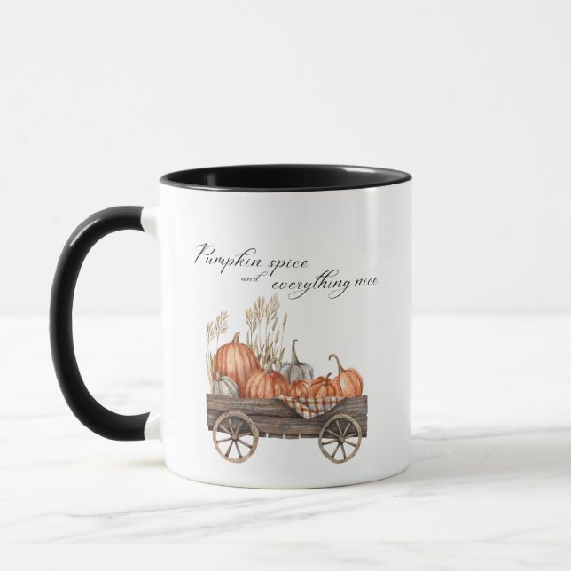 Pumpkin Spice and Everything Nice  Mug (Left)