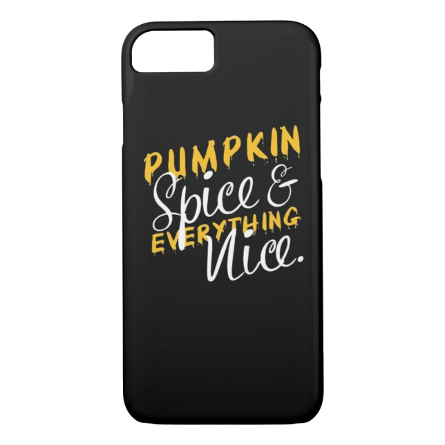 Pumpkin Spice And Everything Nice Print Essential  Case-Mate iPhone Case (Back)