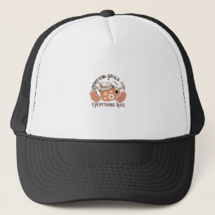 Pumpkin Spice And Everything Nice Slogan Quote Trucker Hat