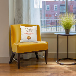Pumpkin Spice and Everything Nice Throw Pillow