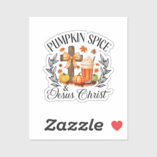 Pumpkin Spice And Jesus Christ Cross Pumpkin Chris