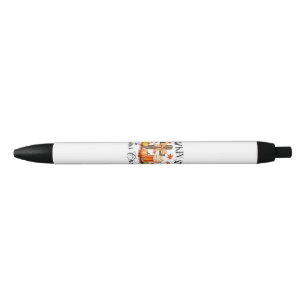 Pumpkin Spice And Jesus Christ Cross Pumpkin Chris Black Ink Pen