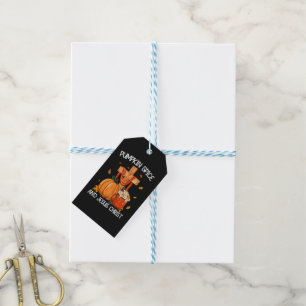 Pumpkin Spice and Jesus Christ Gift Tags