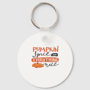 Pumpkin Spice And Latte Keychain