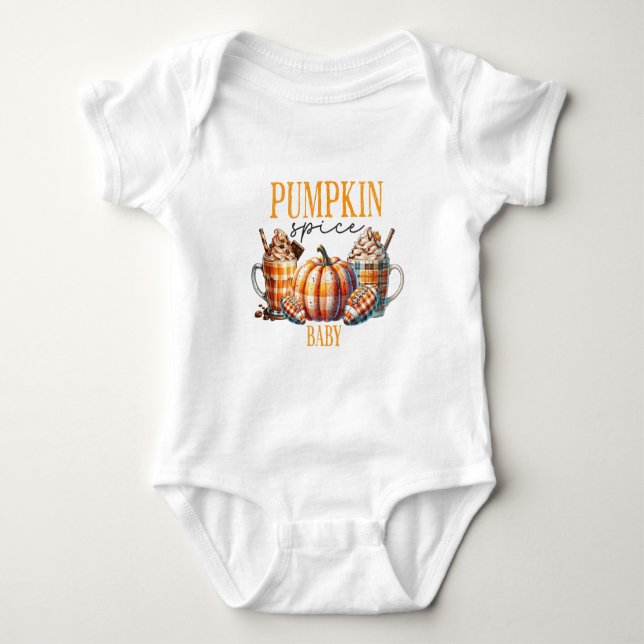 Pumpkin Spice Baby - Fall Bodysuit (Front)