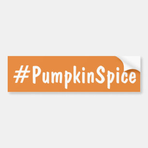 Pumpkin Spice Bumper Sticker