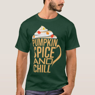Pumpkin Spice Caffe Latte Autumn Fall Season Coffe T-Shirt