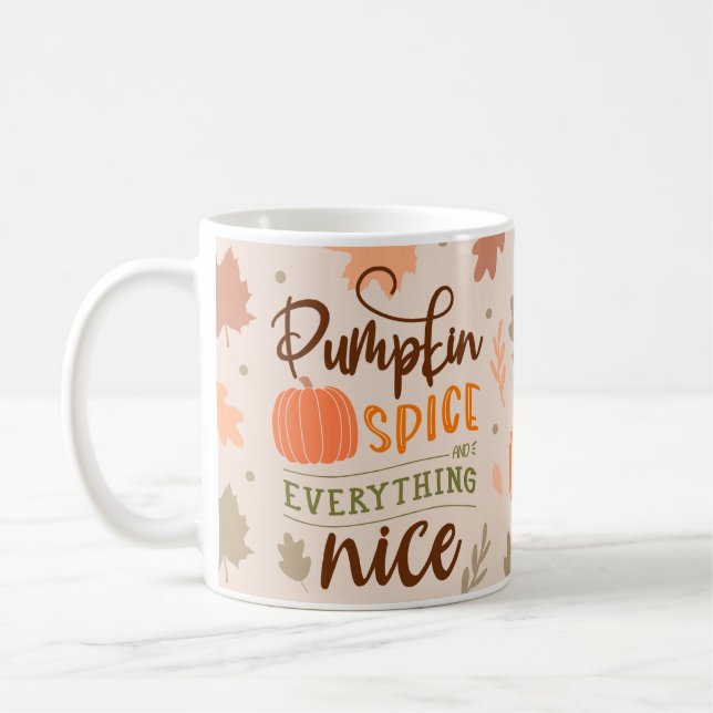Pumpkin Spice Coffee Mug (Left)