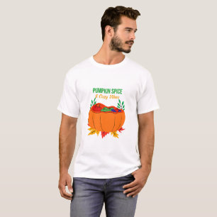 "Pumpkin Spice & Cozy Vibes" T-Shirt