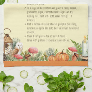 Pumpkin Spice Dip Recipe Kitchen Towel
