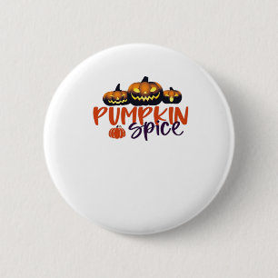 Pumpkin Spice Essential 2 Inch Round Button