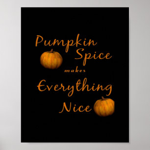 Pumpkin Spice Essential Poster