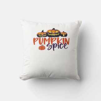 Pumpkin Spice Essential Throw Pillow