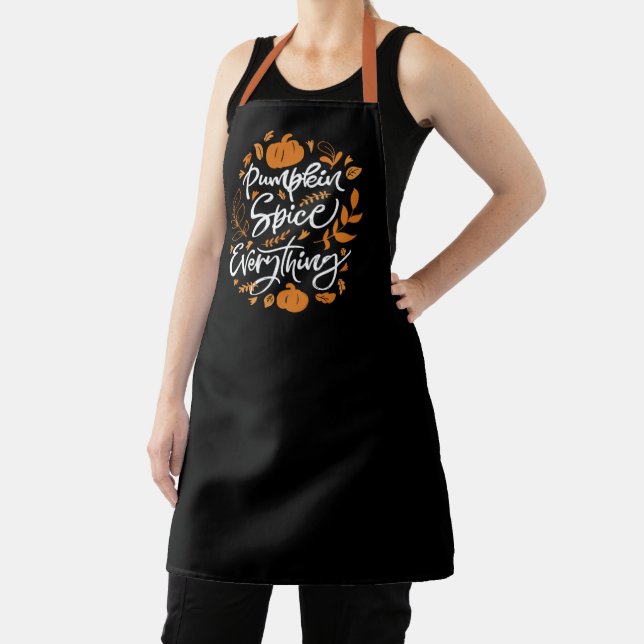 Pumpkin Spice Everything Apron (Insitu)