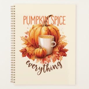 Pumpkin Spice Everything – Latte & Autumn Foliage Planner