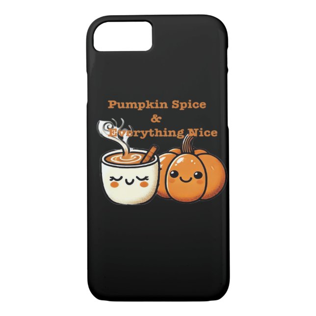 Pumpkin Spice & Everything Nice - Autumn Fall Case-Mate iPhone Case (Back)