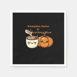 Pumpkin Spice & Everything Nice - Autumn Fall Napkin