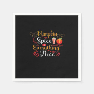 Pumpkin Spice Everything Nice Classic Sloth Napkin