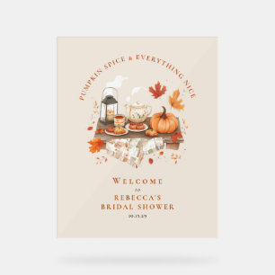 Pumpkin Spice & Everything Nice – Fall Foam Boards Acrylic Sign