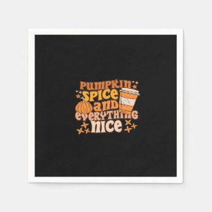 Pumpkin Spice & Everything Nice Fall Season Napkin