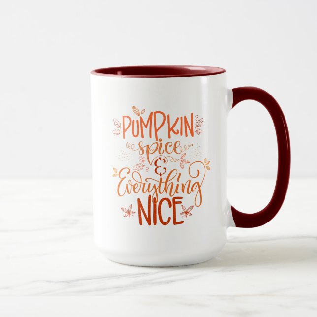 Pumpkin Spice & Everything Nice Mug (Right)