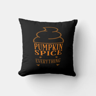 Pumpkin Spice & Everything Nice Premium Throw Pillow